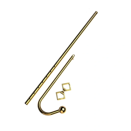 AllNight Adjustable Hook Anal 3867 LOCKINK Set Golden 0403